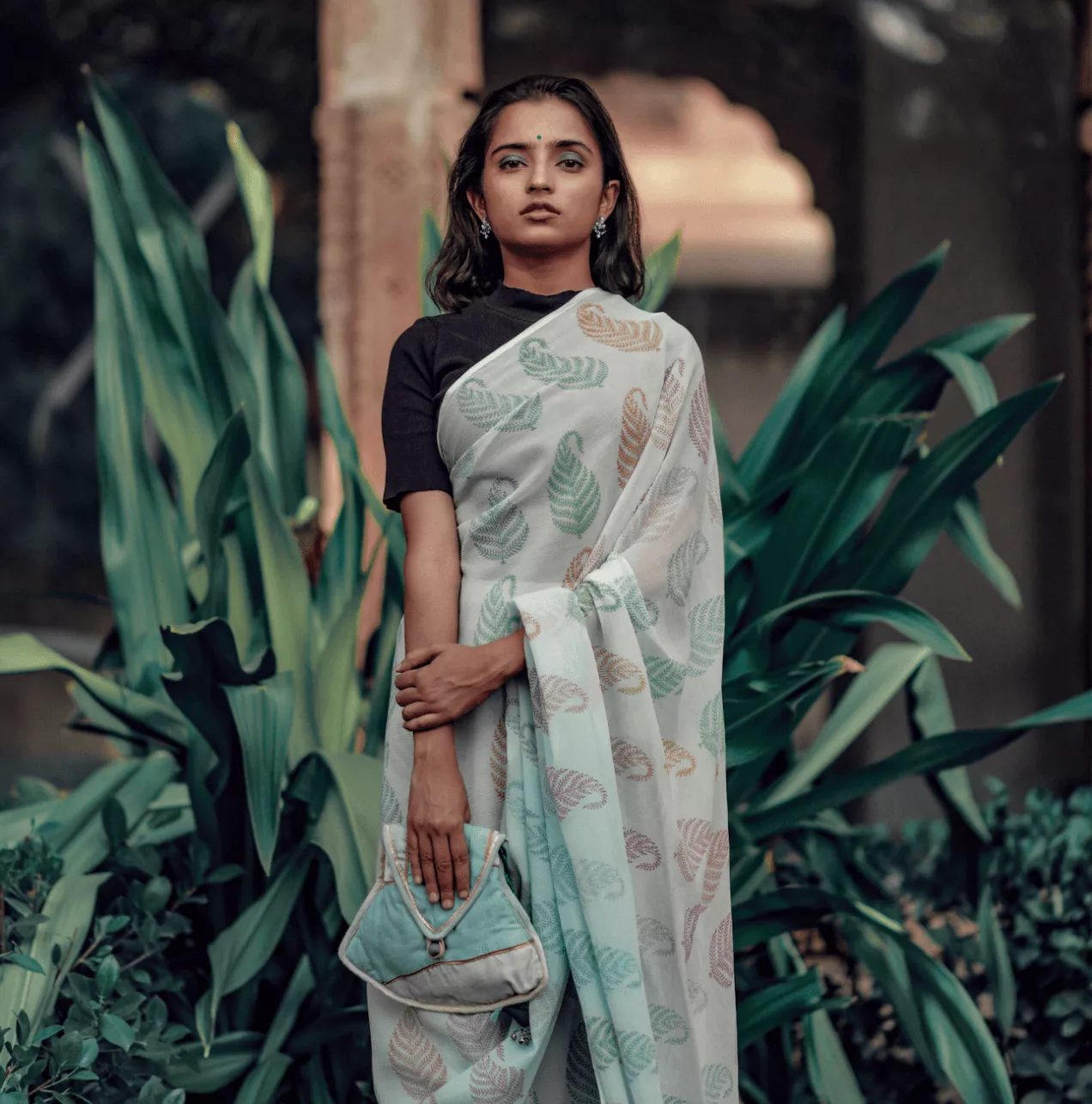 cotton saree for farewell