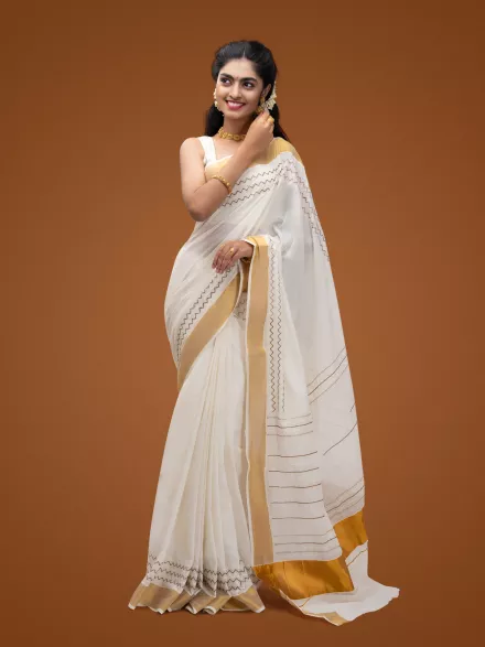 Rashmika Mandanna in saree stills at Pushpa movie interview